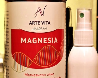 Pure Magnesium Oil from ArteVita Bulgaria, 500ml, 31 percent Magnesium Chloride in 100 percent Ion Active form, Dense and Very Potent!