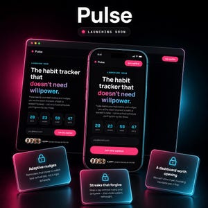 Modello HTML e CSS per landing page "Prossimamente", modello per sito web con lista d'attesa, pagina di conto alla rovescia pre-lancio, tema teaser di avvio in modalità scura
