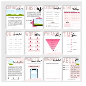 Online Course Launch | Small Business | Coaching Workbook | Digital Product | Lead Magnet | Sales Funnel | Course Creator