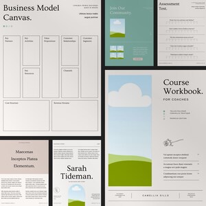 Canva Ebook Course Workbook Creator Coaching Workbook Digital Product for Content Creator