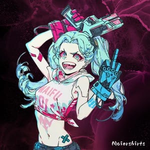 Adesivi Cyberpunk: Edgerunners, adesivi riflettenti per auto, adesivi anime, adesivi per laptop, adesivi per tazze, adesivi per frigorifero