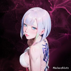 Adesivi Cyberpunk: Edgerunners, adesivi riflettenti per auto, adesivi anime, adesivi per laptop, adesivi per tazze, adesivi per frigoriferi
