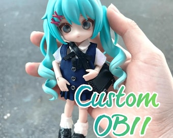 Custom OB11 Dolls~Customizable Skin Tones~Anime Dolls~GSC Dolls~Handmade~Detachable Head~Face~BJD Dolls~Nendoroids