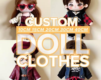 Custom Doll Clothes, Custom Doll Clothes With picture,Custom Full Set Of Clothing, Custom Plush Doll Clothes, Custom Clothes Of Various Size