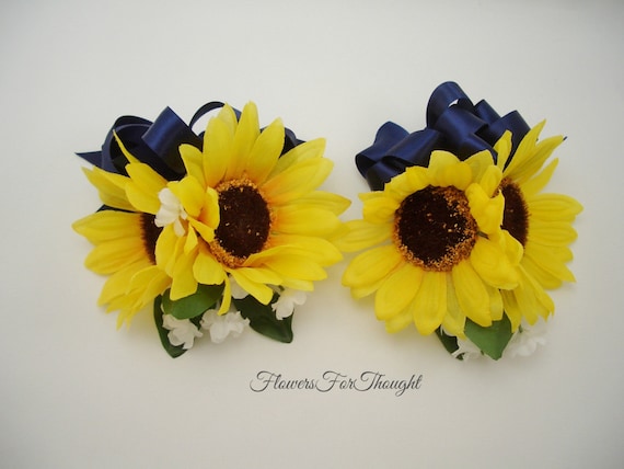 sunflower corsage