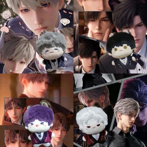Peluche Love and Deepspace 10 cm (3,9") | Jolie peluche Love and Deepspace, Love and Deepspace Sylus, Rafayel, Xavier, Caleb, Zayne