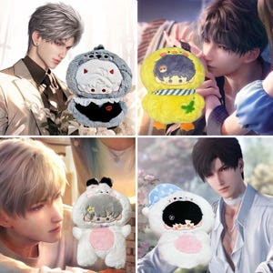 Love and Deepspace Hand warmer Plushie 30cm (11.8") | Sylus, Rafayel, Xavier, Zayne, Happy Snowman, Artsy Birb, Grumpy Crow, Galaxy Kid