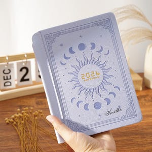 Quaderno personalizzato per l'agenda 2026, agenda giornaliera 2026, organizer giornaliero personalizzato, diario per l'efficienza lavorativa, agenda 2026, regalo di Natale