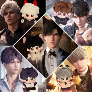 Love and Deepspace Cute Cat Ears Plushie 10cm (3.9&quot;) | Sylus, Rafayel, Xavier, Caleb, Zayne Plush, Otome Game, Otome Merch, Collectible