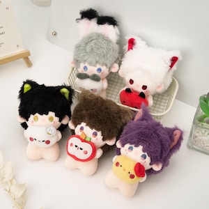 Handgemachte Liebe und Tiefe 10 cm Plüsch Puppe, Xavier, Zayne, Rafayel, Sylus, Caleb, Geschenk Für Liebe und Weltraum Liebhaber