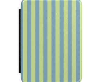 Kindle Paperwhite Case | Slim PU Leather Cover, Magnetic Closure, Hand Strap (Palm Stripe)