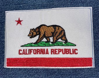 California State Embroidered Patch - Iron On