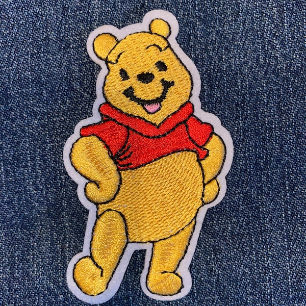 WINNIE POOH Embroidery Patch Use Customize Your Denim Or Craft DIY