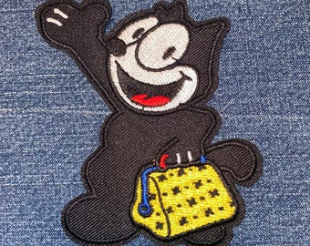 FELIX The CAT Embroidery Patch Iron On