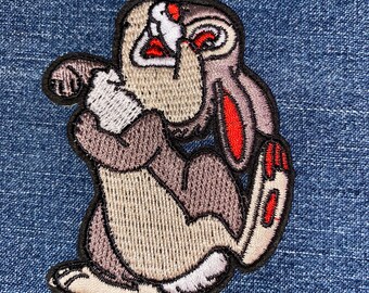 THUMPER Embroidery Patch Use Customize Your Denim Or Craft DIY Disney Bambie