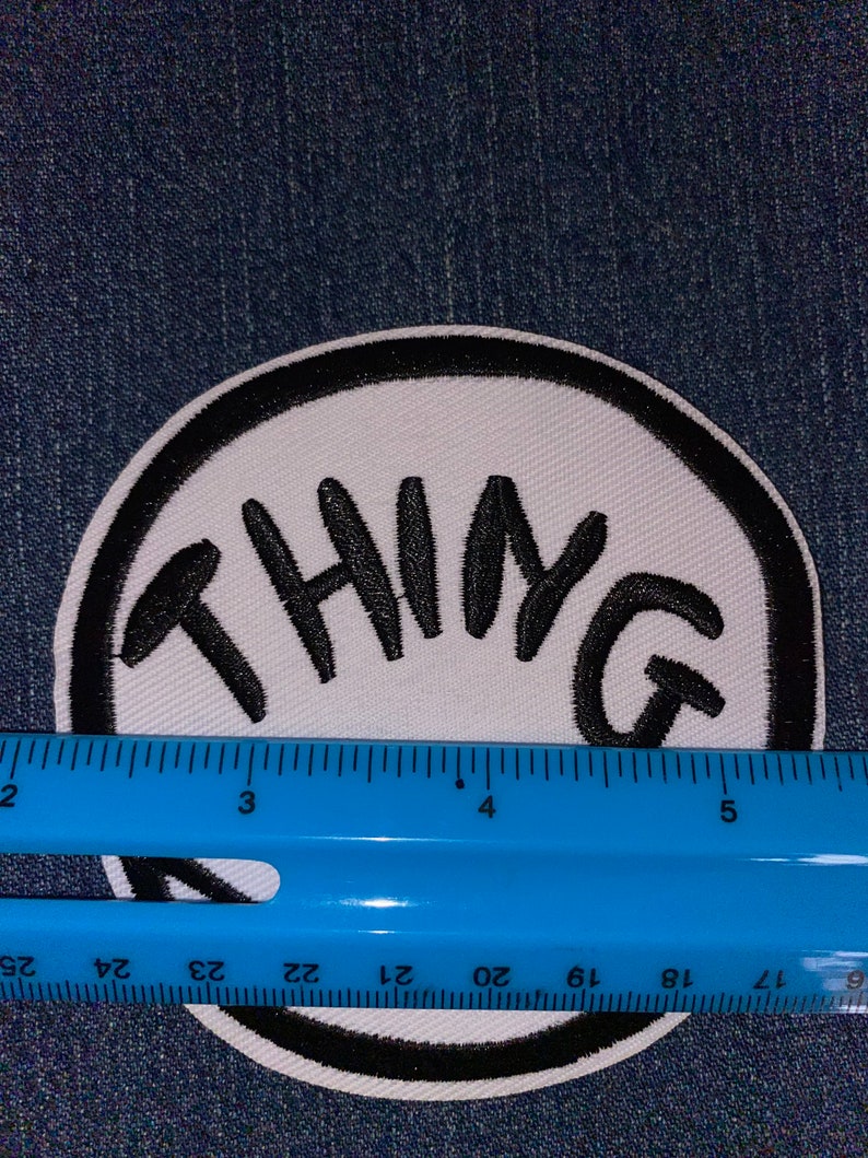 Dr. Seuss THING 1 Embroidery Patch Iron On - Etsy