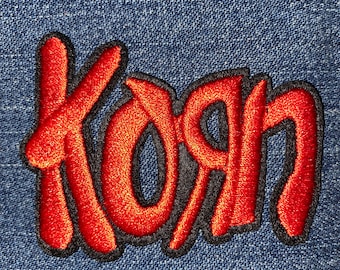 KORN Embroidery Patch Iron On Music