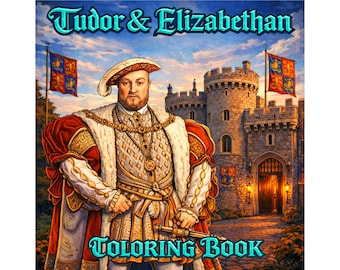 Tudor & Elizabethan Coloring Book