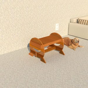 Wooden Stool DXF File – Timeless Design Meets DIY Craftsmanship | Digital Download + Assembly Guide-Instant Download