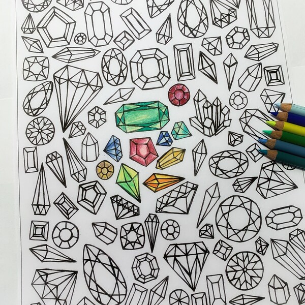 Adult Coloring - Etsy
