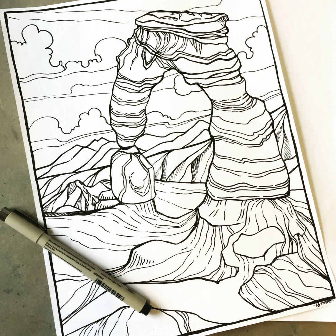 The American Southwest Coloring Book Digital Download Adult | Etsy