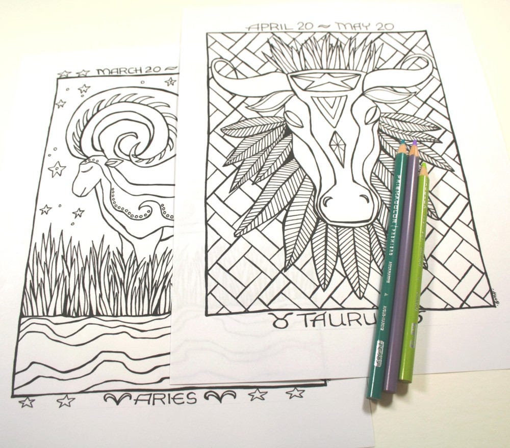 Digital Download Coloring Book . PDF File . Adult Coloring | Etsy