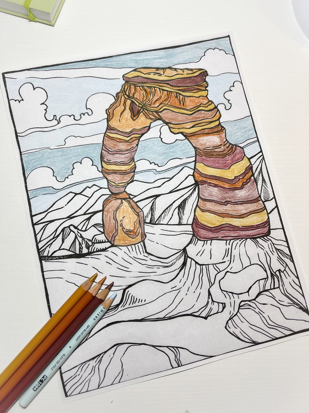 American Southwest Printable Coloring Page, Digital Download, Adult ...