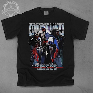 Kendrick Lamar T-shirt Streetwear, 90s Retro  Tee, Urban Concert Graphic Shirt, Hip-Hop Culture Merch, Music Tee