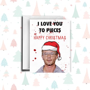 Carte de Noël Jeffrey Dahmer / Carte pour tueur en série / LGBT / Célébration / Jésus / Gay / Couple / Humour / Série TV / Netflix / Crime