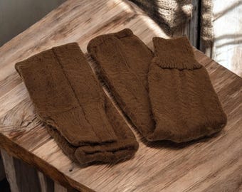Natural Wool Knee Pads: Winter Comfort Underwear