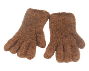 Handcrafted Wool Gloves: Combed Winter Gloves