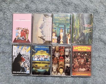 Wes Anderson movie soundtrack cassette tape Stage & Screen, Soundtrack