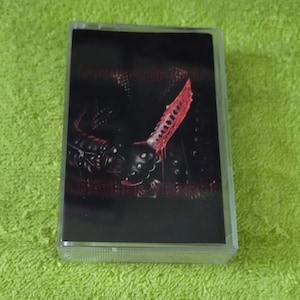 Carpenter Brut – Leather Terror Cassette tape synthwave, electronic
