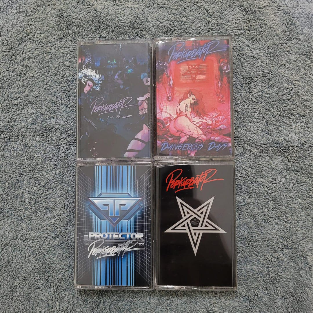 PERTURBATOR Cassette Tape Vaporwave Synthwave, Electronic