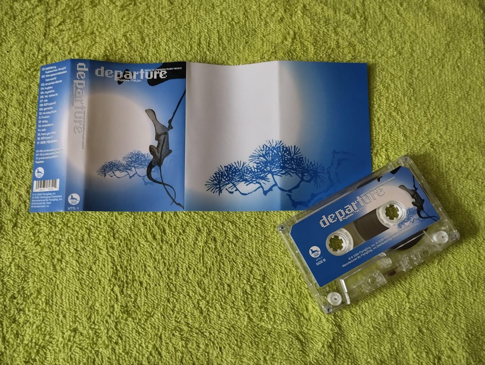 NUJABES - Departure Cassette Tape Electronic, Hip Hop, Jazzy Hip
