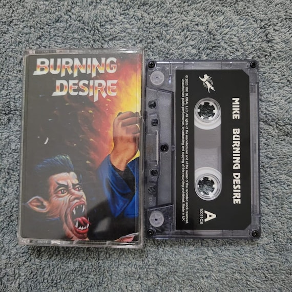 Mike (408) – Burning Desire Cassette Tape Hip Hop, Jazzy Hip-hop