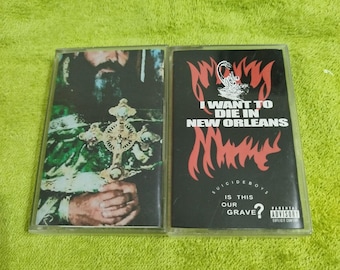 SuicideBoys - Sing me a lullaby, My sweet temptation - I want to die in new orleans - cassette tape Hip Hop, Hardcore Hip-Hop, Cloud Rap.
