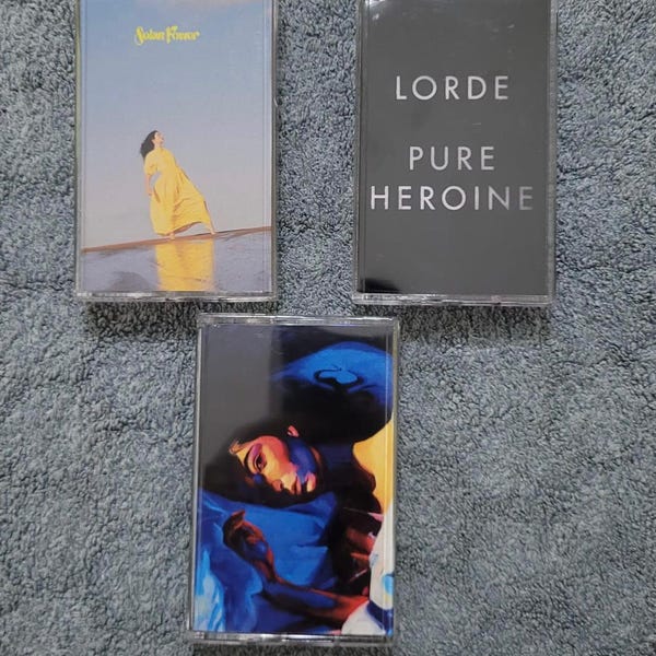 LORDE - Solar power - Pure Heroin - Melodrama Cassette tape. Synth-pop, Indie Pop, Alt-Pop