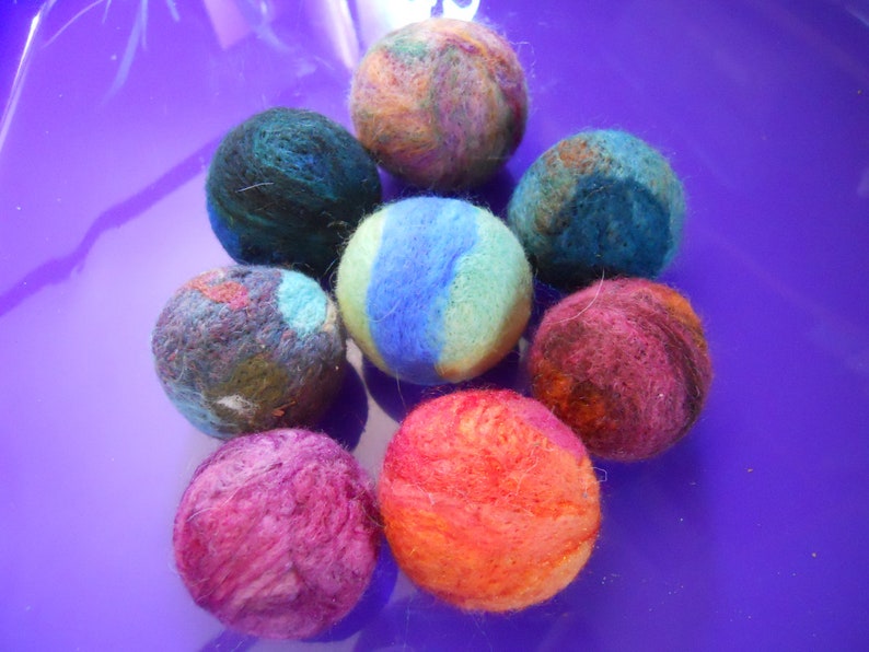 Catnip Toy Needle Felted Wool Catnip Ball image 1