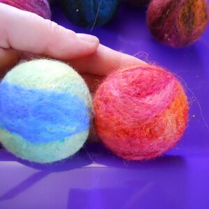 Catnip Toy Needle Felted Wool Catnip Ball image 2