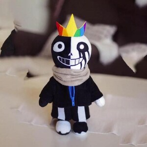 King Multiverse Undertale Sans Plush, Gamer Boyfriend Gift, Kawaii Plushie, Stuffed animal, Sans Undertale