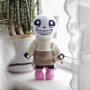 Сcino Undertale Sans Plush, Gamer Boyfriend Gift, Kawaii Plushie, Stuffed animal, Sans Undertale