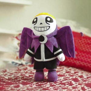 Shattered Dream Swap Undertale Sans Plush, Gamer Boyfriend Gift, Kawaii Plushie, Stuffed animal, Sans Undertale