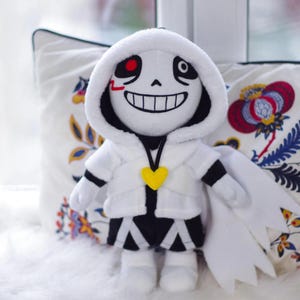 Cross Undertale Sans Plush, Gamer Boyfriend Gift, Kawaii Plushie, Stuffed animal, Sans Undertale