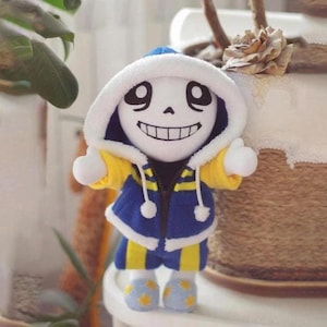 Outertale Undertale Sans Plush, Gamer Boyfriend Gift, Kawaii Plushie, Stuffed animal, Sans Undertale
