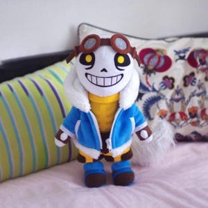 AU Undertale Sans Plush, Gamer Boyfriend Gift, Kawaii Plushie, Stuffed animal, Sans Undertale