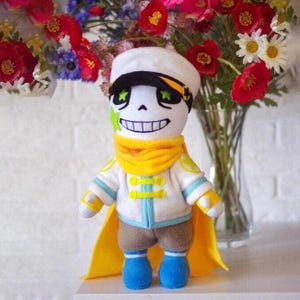 Palette Undertale Sans Plush, Gamer Boyfriend Gift, Kawaii Plushie, Stuffed animal, Sans Undertale