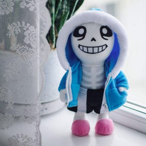 Undertale Sans Plush, Gamer Boyfriend Gift, Kawaii Plushie, Stuffed animal, Sans Undertale