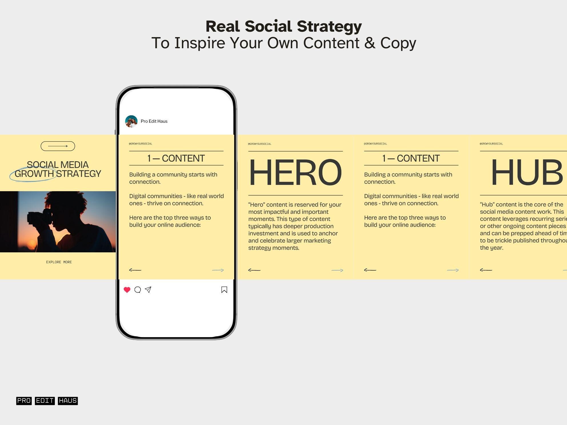 Instagram Carousel Canva Template, Seamless Social Media Posts for ...