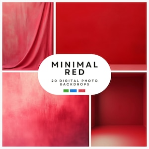 20 Neutral Red Textures, Portrait Studio Backdrop, Fine Art Textures, Photo Background, Digital Background, Red Photography Backdrop